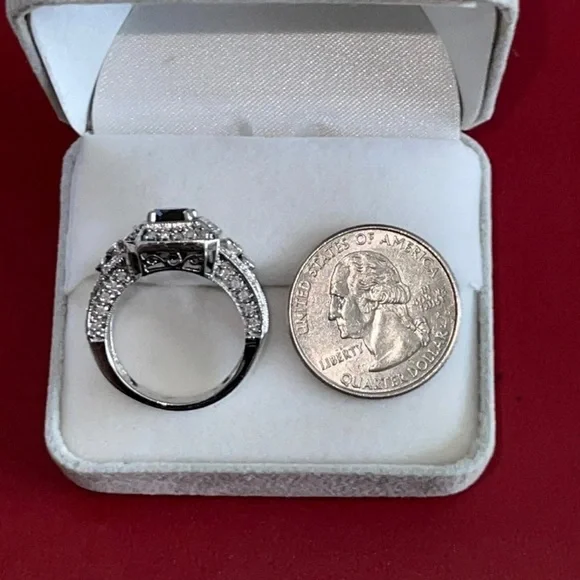 2.00cts Black & White diamond ring - Picture 14 of 15